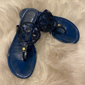 Tory Burch blue Patton leather Miller’s